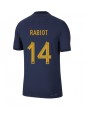 Billige Frankrike Adrien Rabiot #14 Hjemmedrakt VM 2022 Kortermet